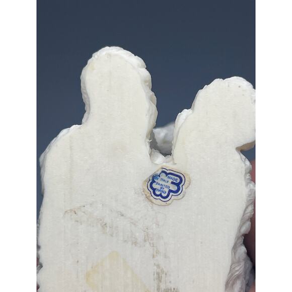 Vintage Made in Italy Seated Sheepdog Figuring Hand Painted Poodle Happy Doggie - Picture 9 of 11